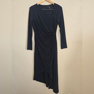 Maggy London Navy Long Sleeve Dress
